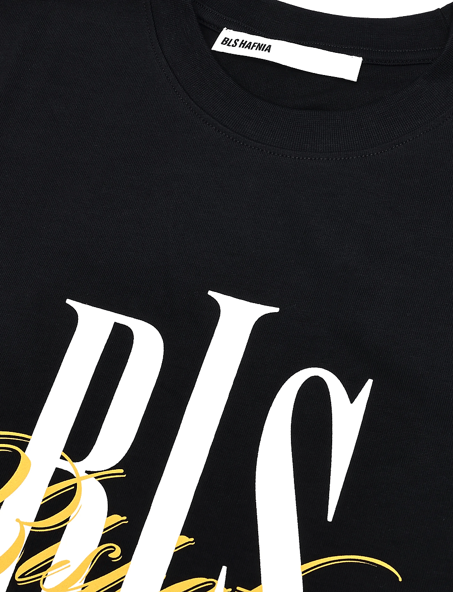BLS Hafnia - Mistral T-shirt - kurzärmelige t-shirts - black / yellow - 3