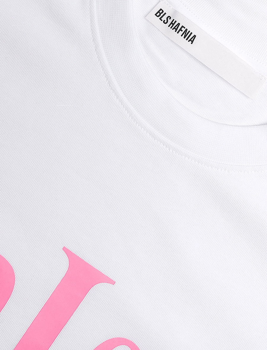 BLS Hafnia - Mistral T-shirt - lühikeste varrukatega t-särgid - white/ pink - 3