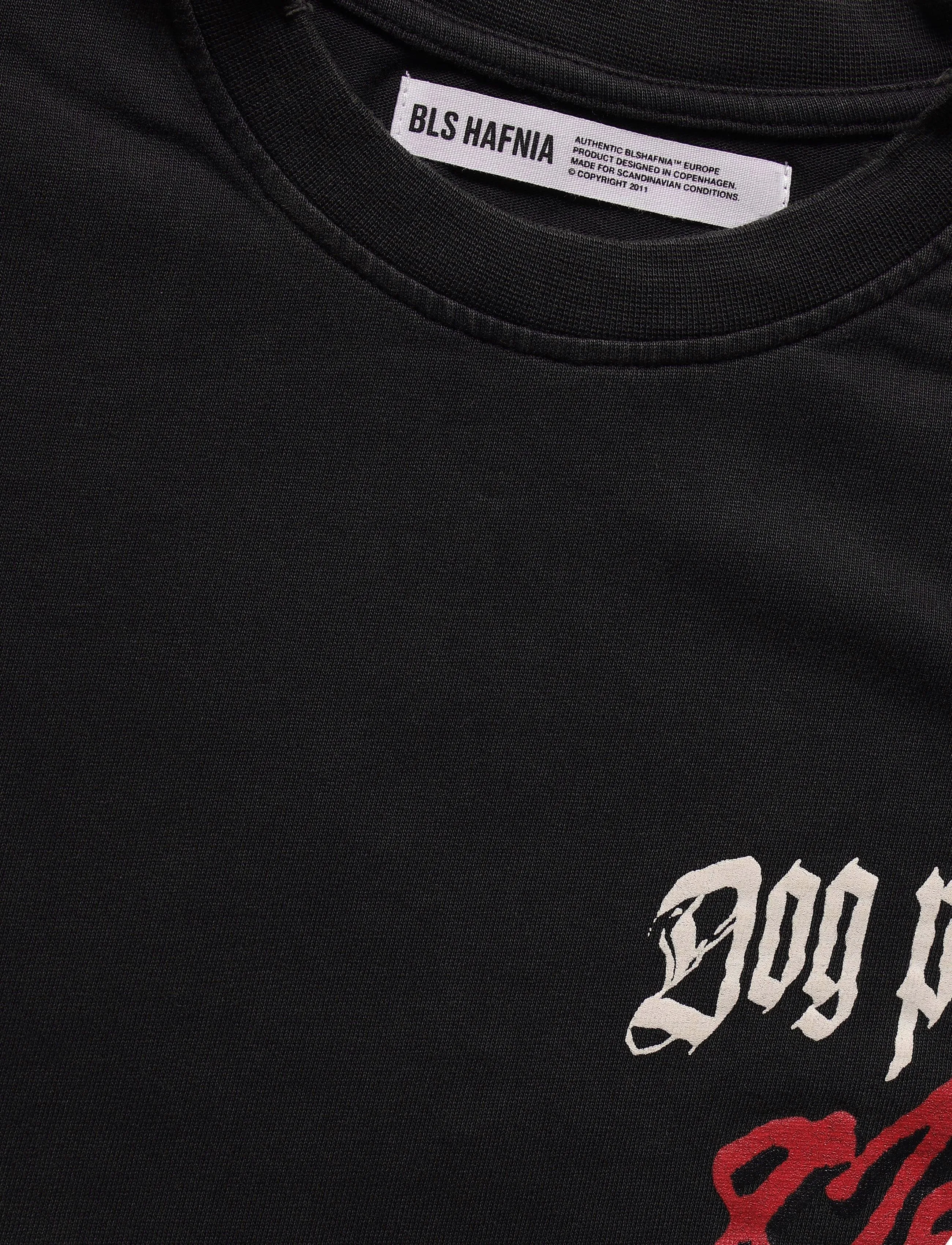 BLS Hafnia - Dog Pound Washed T-shirt - kurzärmelige t-shirts - black - 3