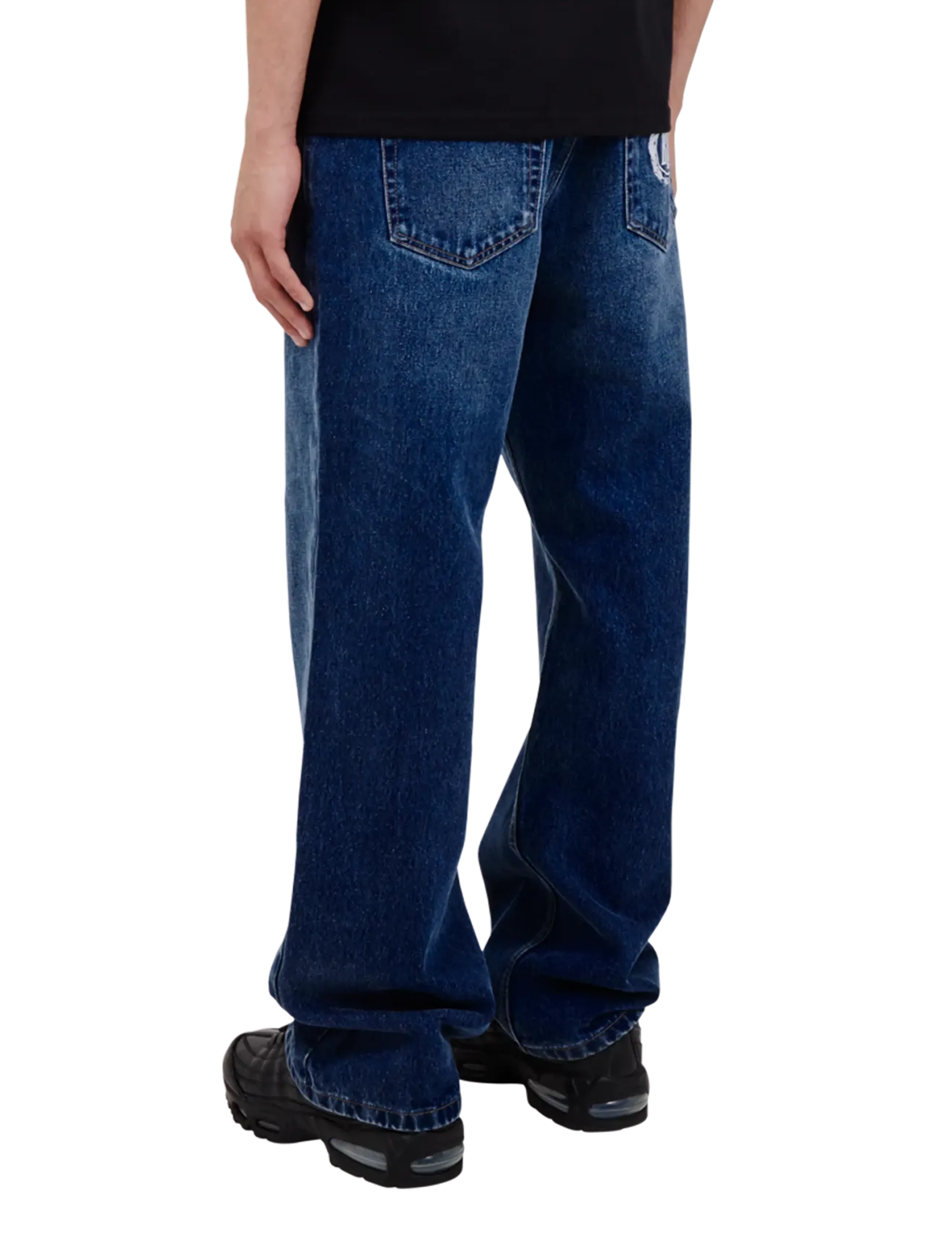 BLS Hafnia - Block League Jeans - loose jeans - marble dark blue - 3