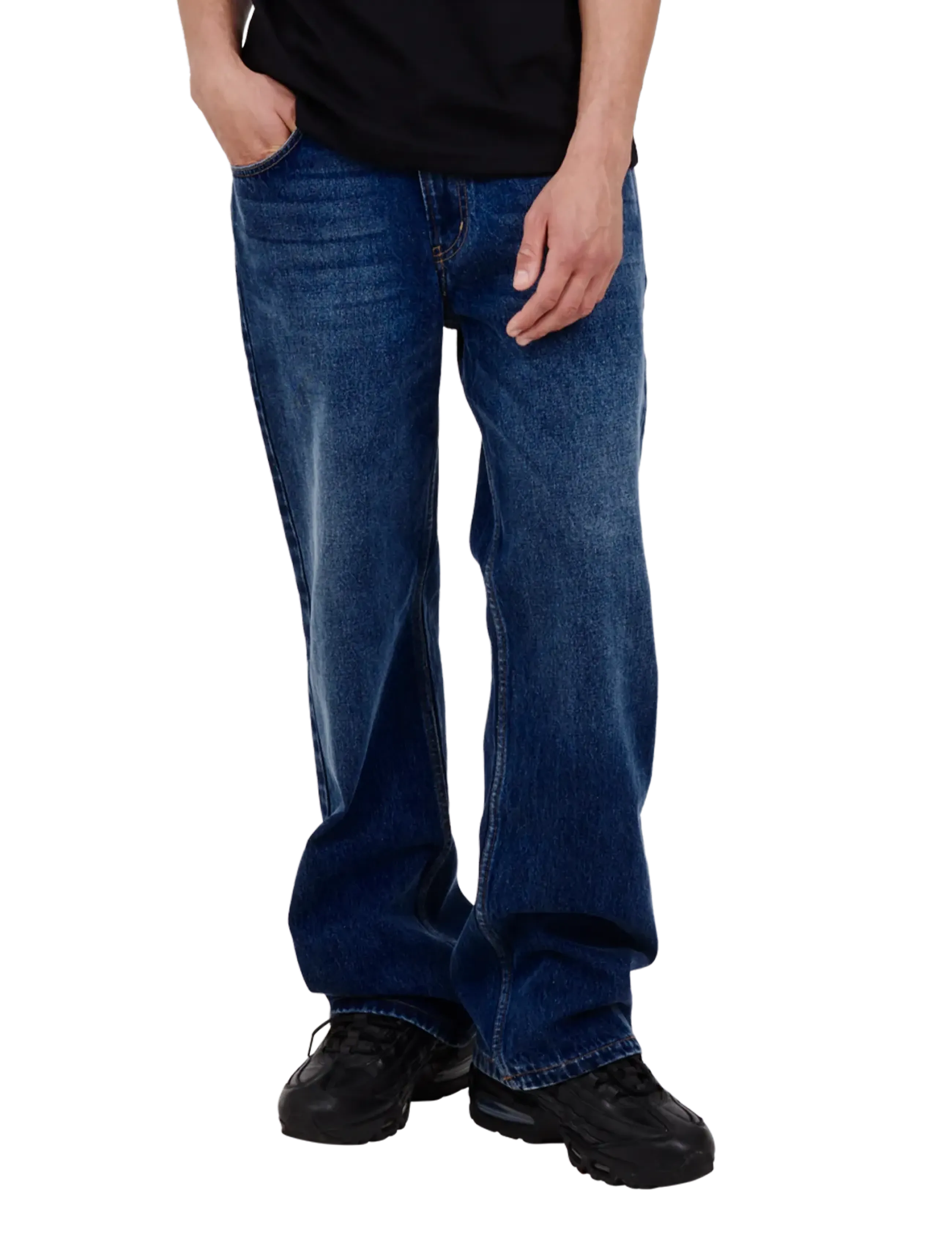 BLS Hafnia - Block League Jeans - loose jeans - marble dark blue - 4