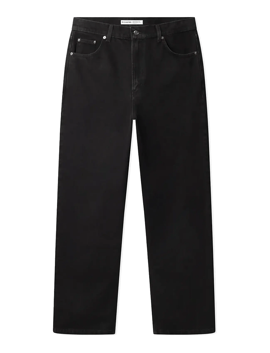BLS Hafnia - Embossed Jeans - alt laienevad teksad - black - 0