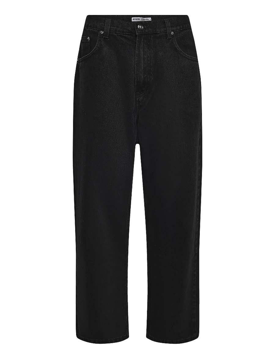 BLS Hafnia - Embossed Jeans - weite jeans - black - 0