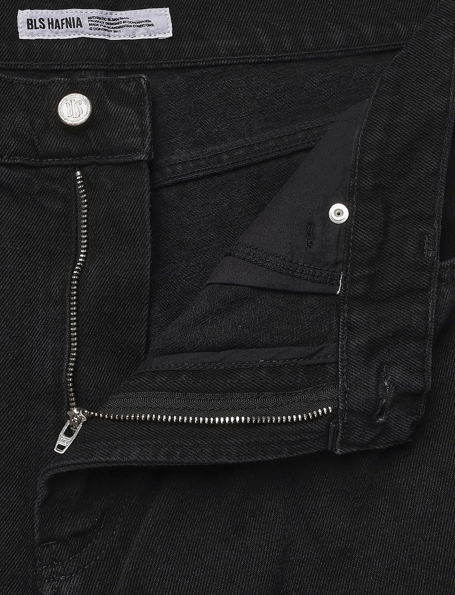 BLS Hafnia - Embossed Jeans - weite jeans - black - 5