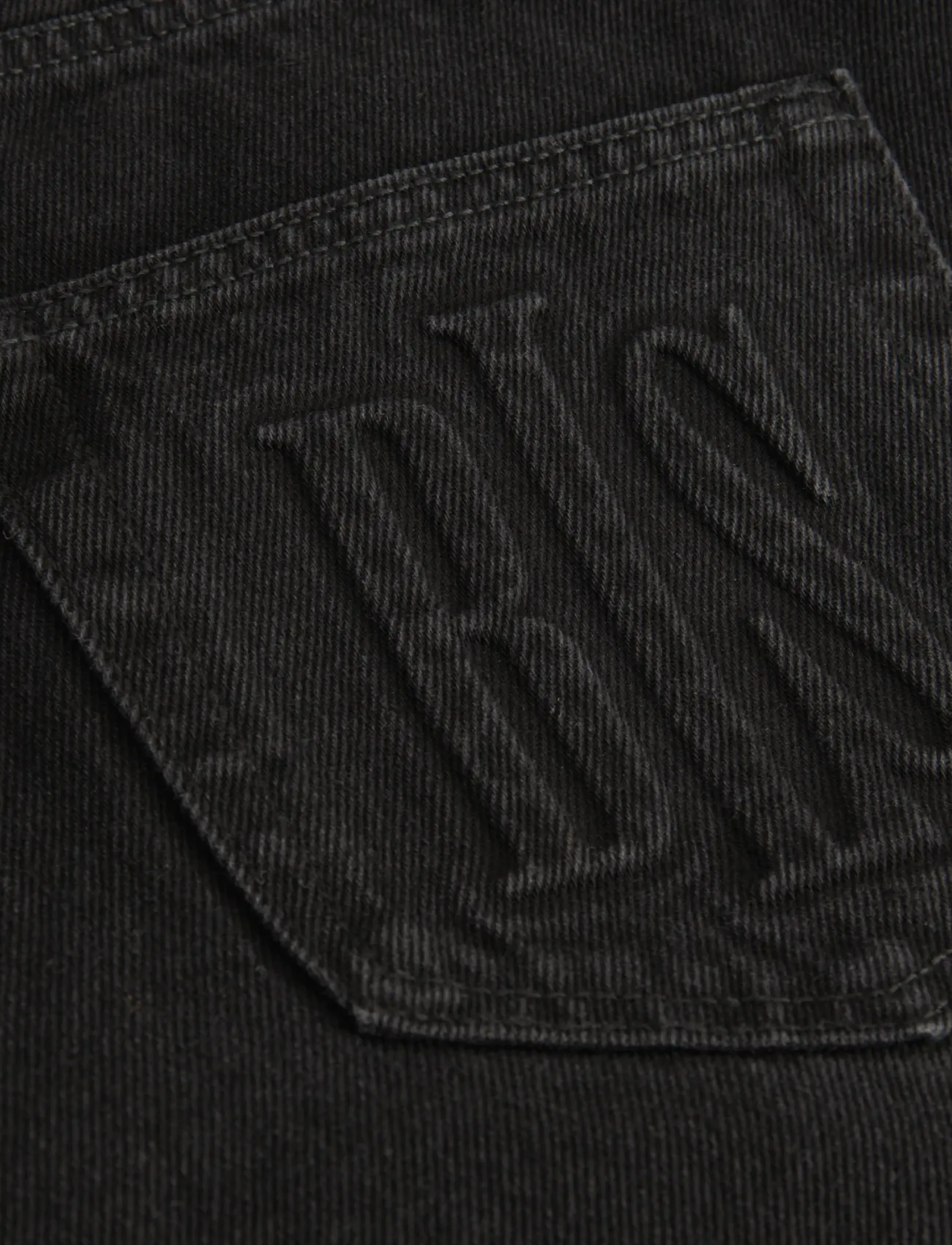 BLS Hafnia - Embossed Jeans - alt laienevad teksad - black - 5