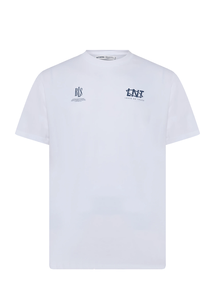 BLS Hafnia - LNT T-shirt - kurzärmelige t-shirts - white - 1