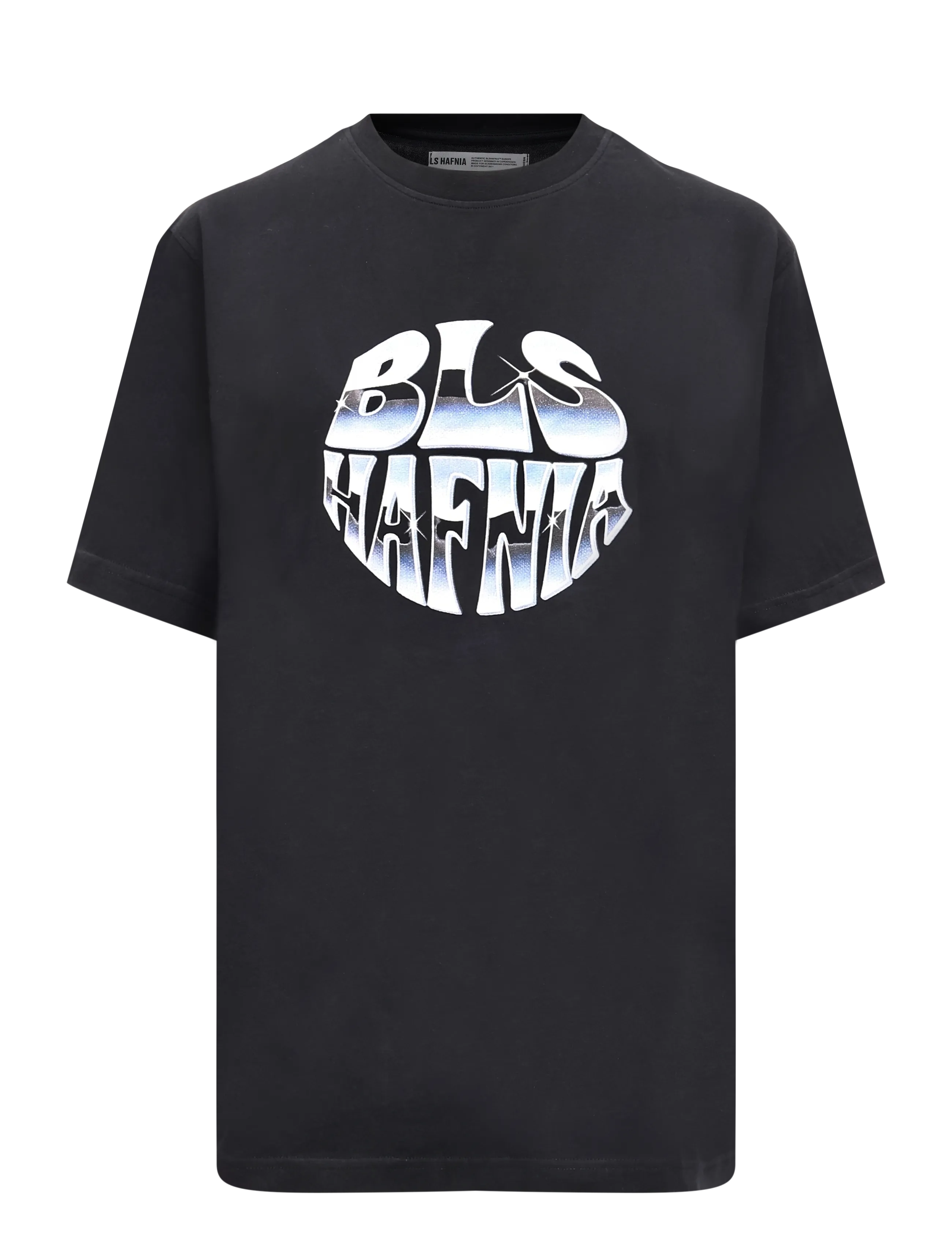 BLS Hafnia - Splash T-shirt - kurzärmelige t-shirts - black - 1