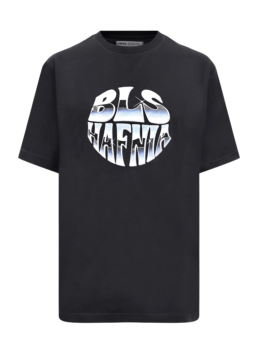 BLS Hafnia - Splash T-shirt - kurzärmelige t-shirts - black - 1