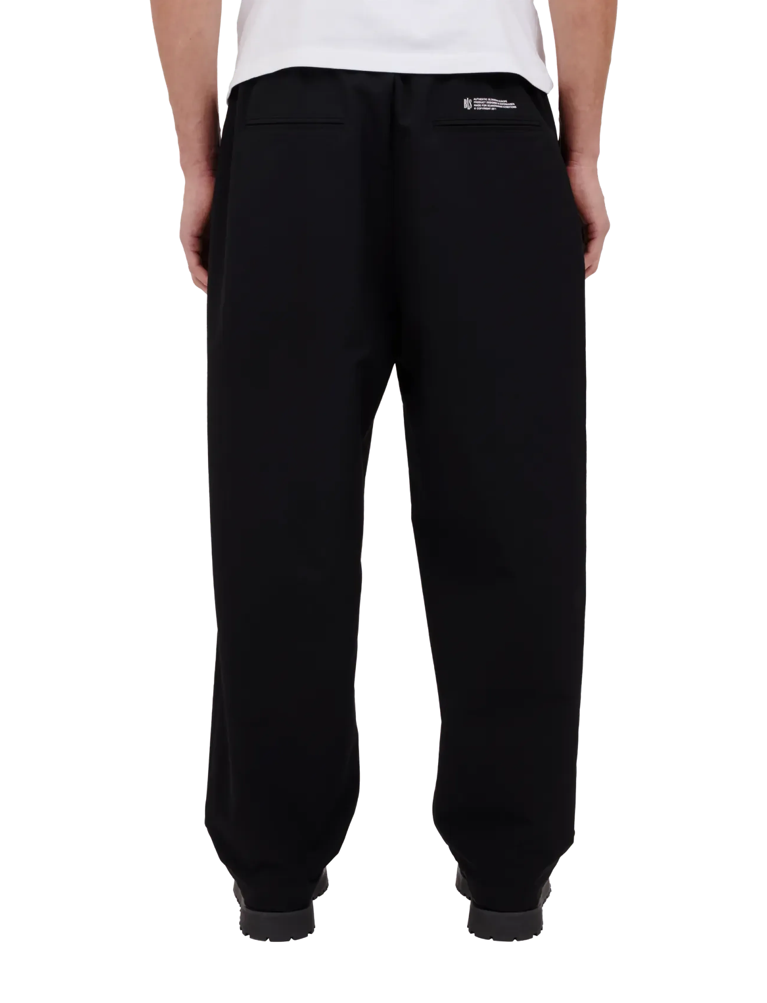 BLS Hafnia Hije Pants - Casual byxor - BLACK / black