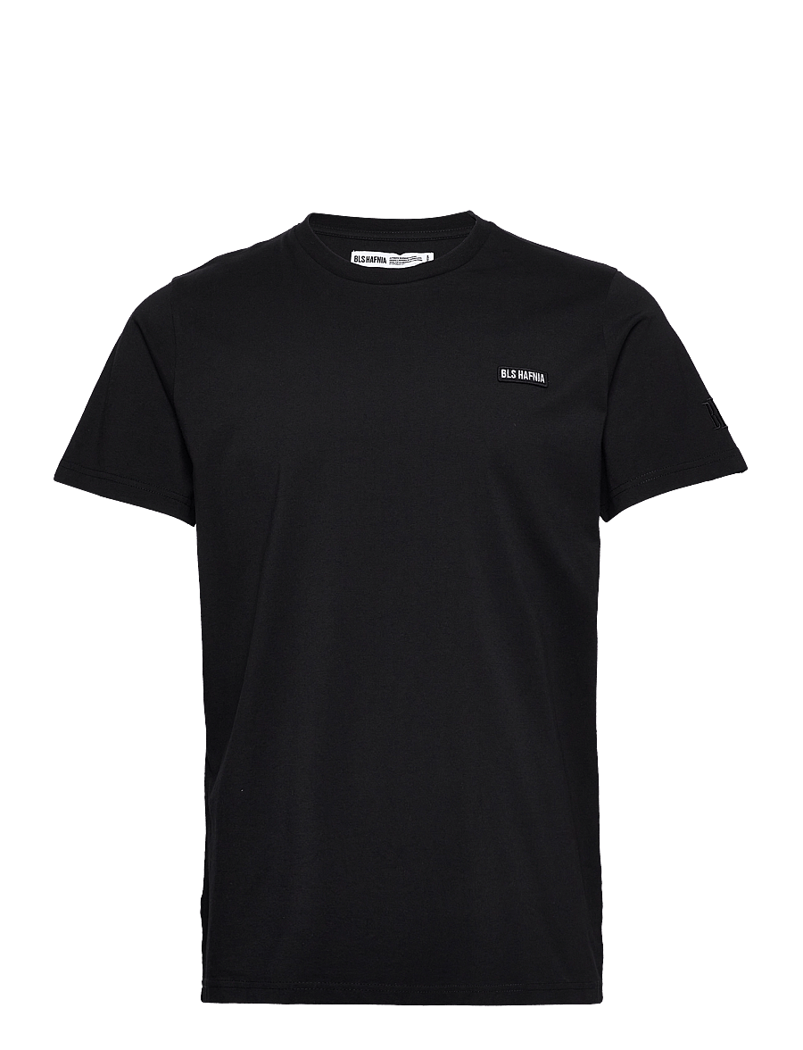 BLS Hafnia - Essential Logo T-Shirt 2 - kurzärmelige t-shirts - black - 0