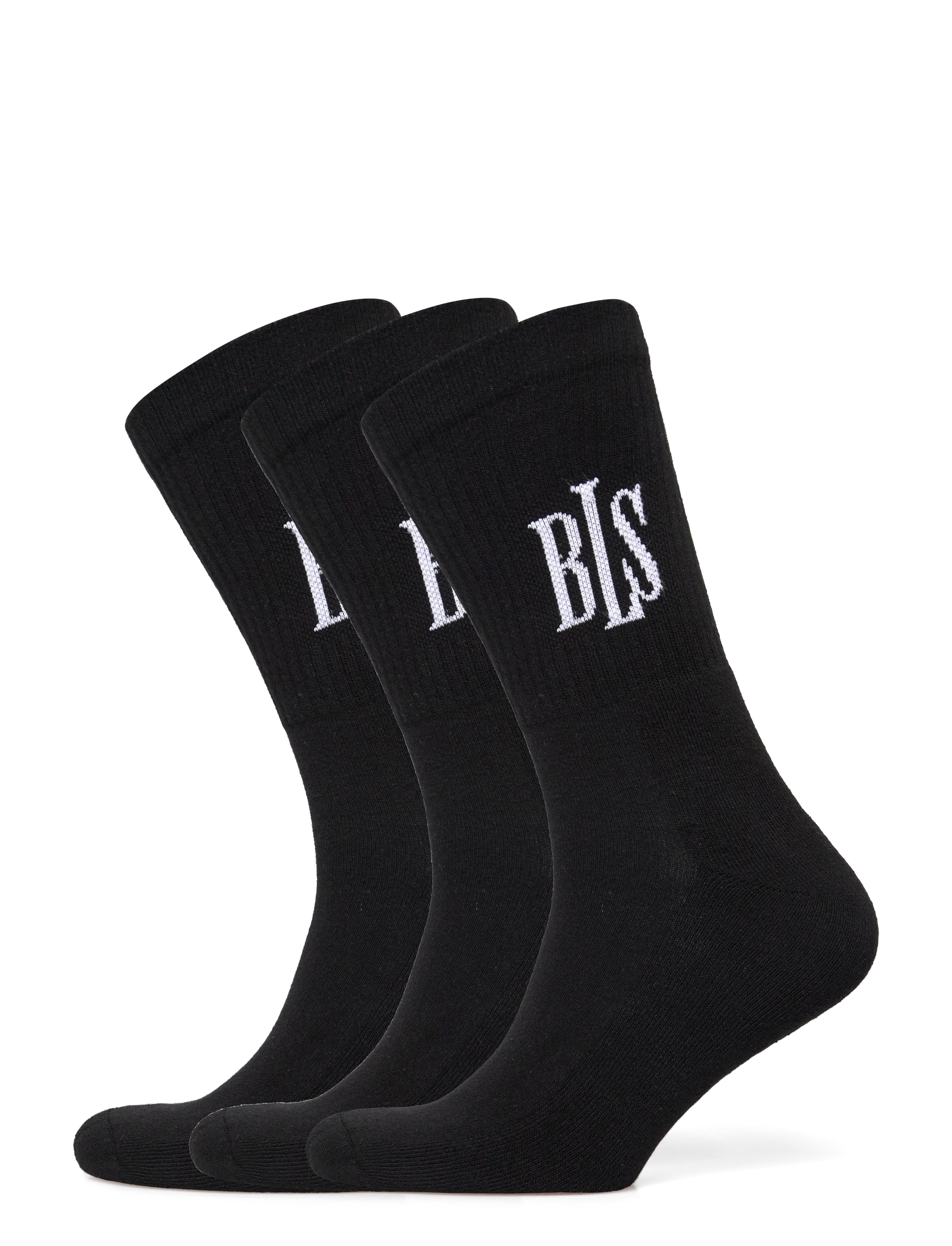 BLS Hafnia Bls Socks 3-Pack, 39-42, Socks, Schwarz - Regular Männerswear