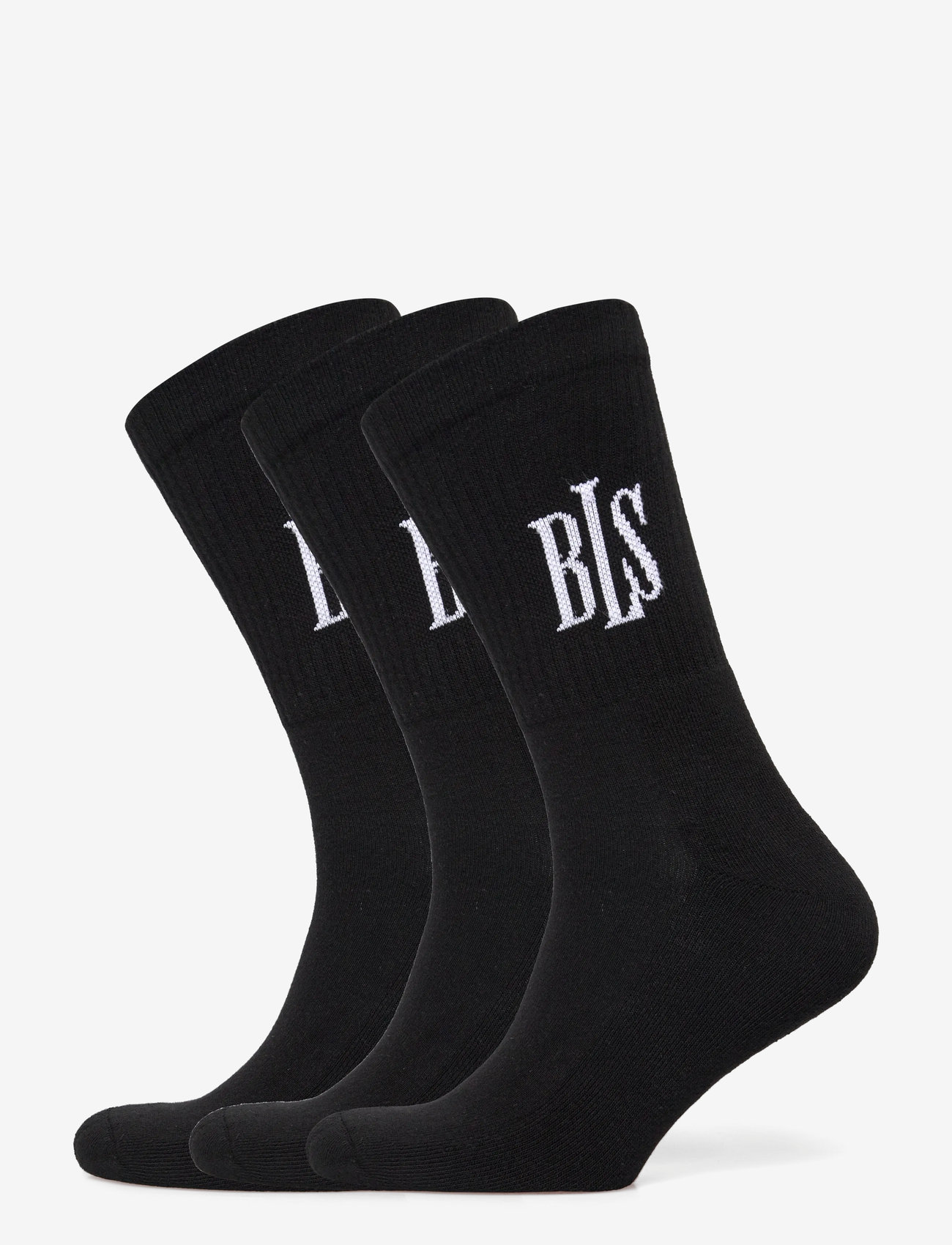 BLS Hafnia - BLS Socks 3-pack - crew-socken - black - 0