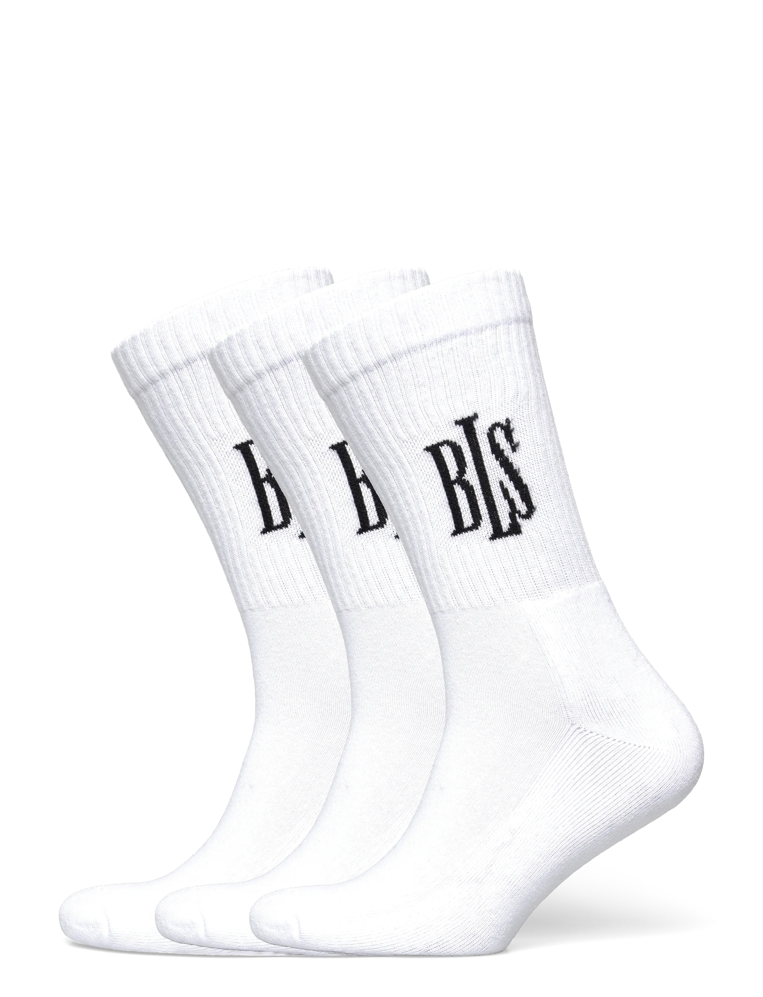 BLS Hafnia Bls Socks 3-Pack, 39-42, Socks, Weiß - Ankle Männerswear