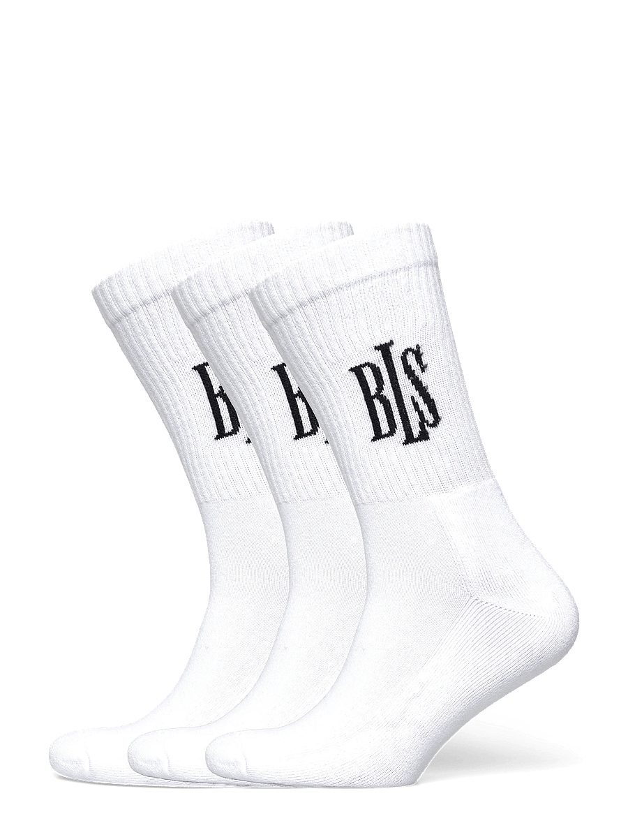 BLS Hafnia - BLS Socks 3-pack - multipack strømper - white - 0