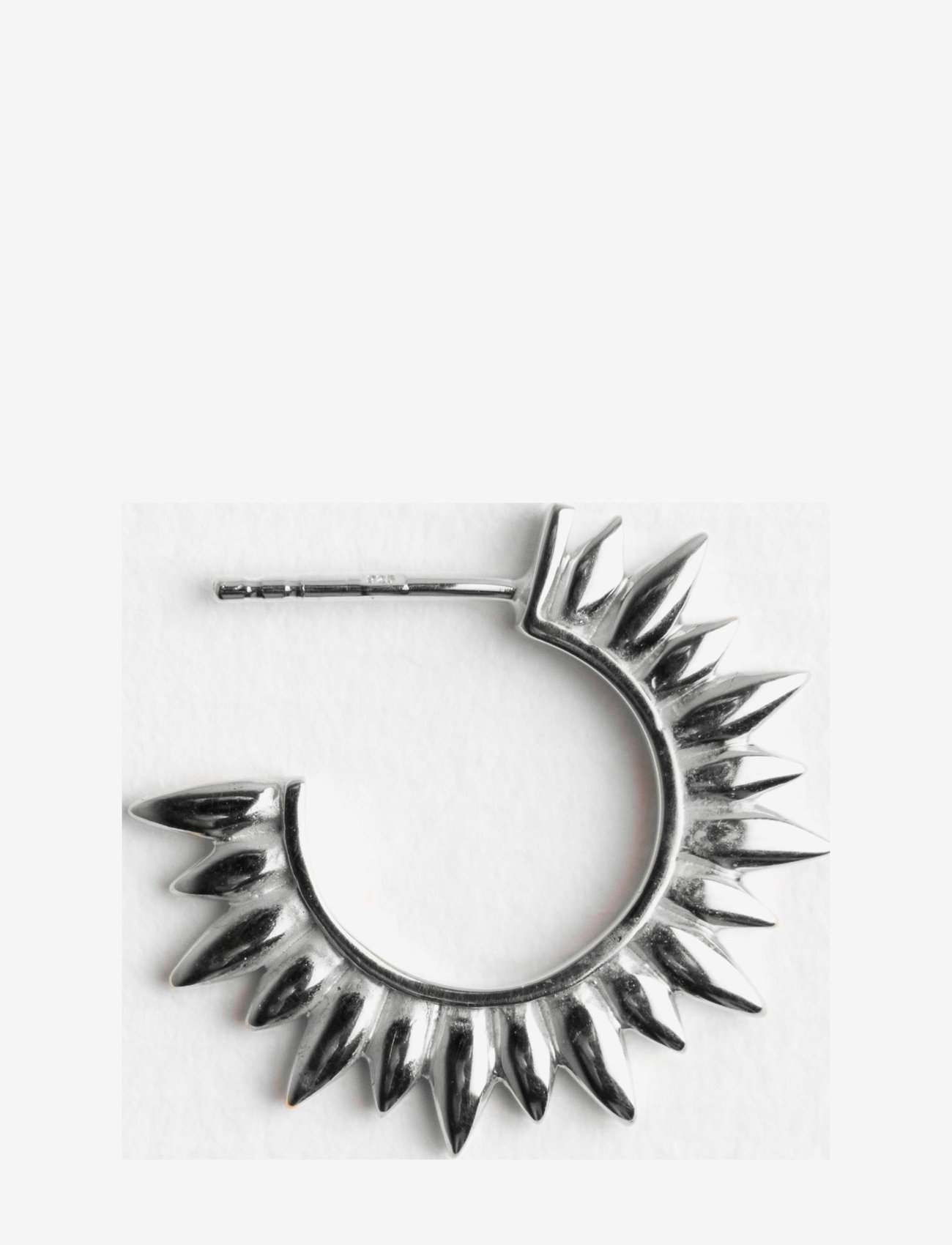 Blue Billie - sun hoops - silver - 0
