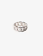 chain collection ring - SILVER