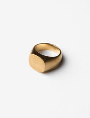 oval clean ring - GOLD