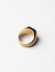 Blue Billie - oval clean ring - odzież imprezowa w cenach outletowych - gold - 1