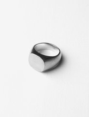 oval clean ring - SILVER