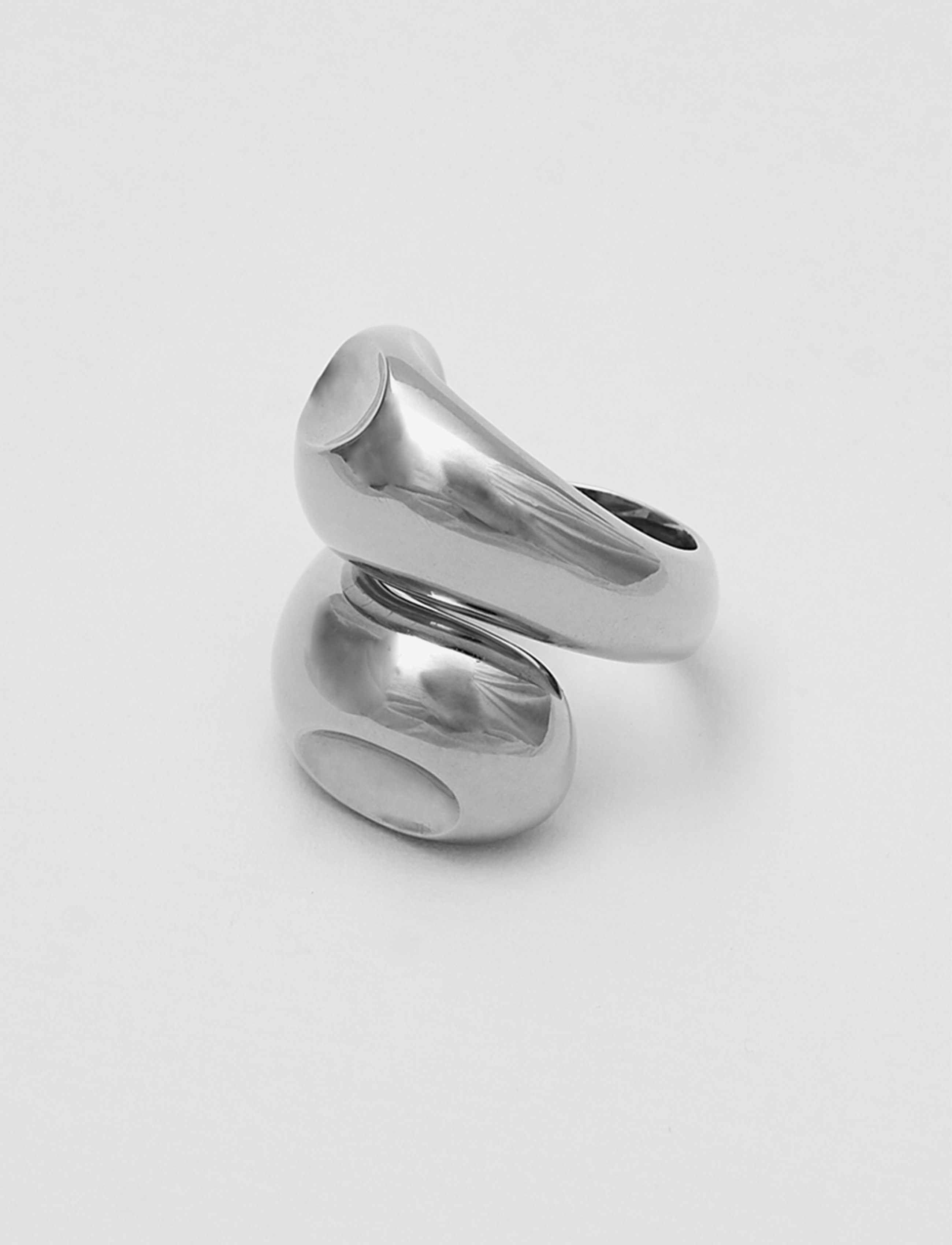 egg ring - SILVER