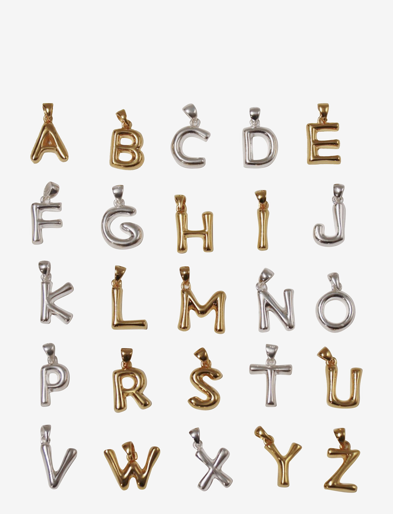 Blue Billie - Helium Letter - vedhæng - gold - 0