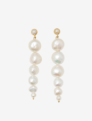 Drop Pearl Earrings - GOLD