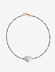 Blue Billie - Bead baroque necklace - pearl bracelets - ocra - 0
