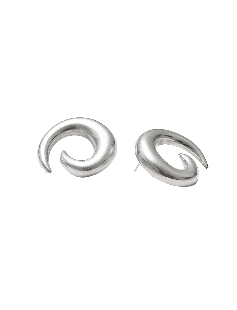 Blue Billie - Saturn earrings - ear cuffs - silver - 2