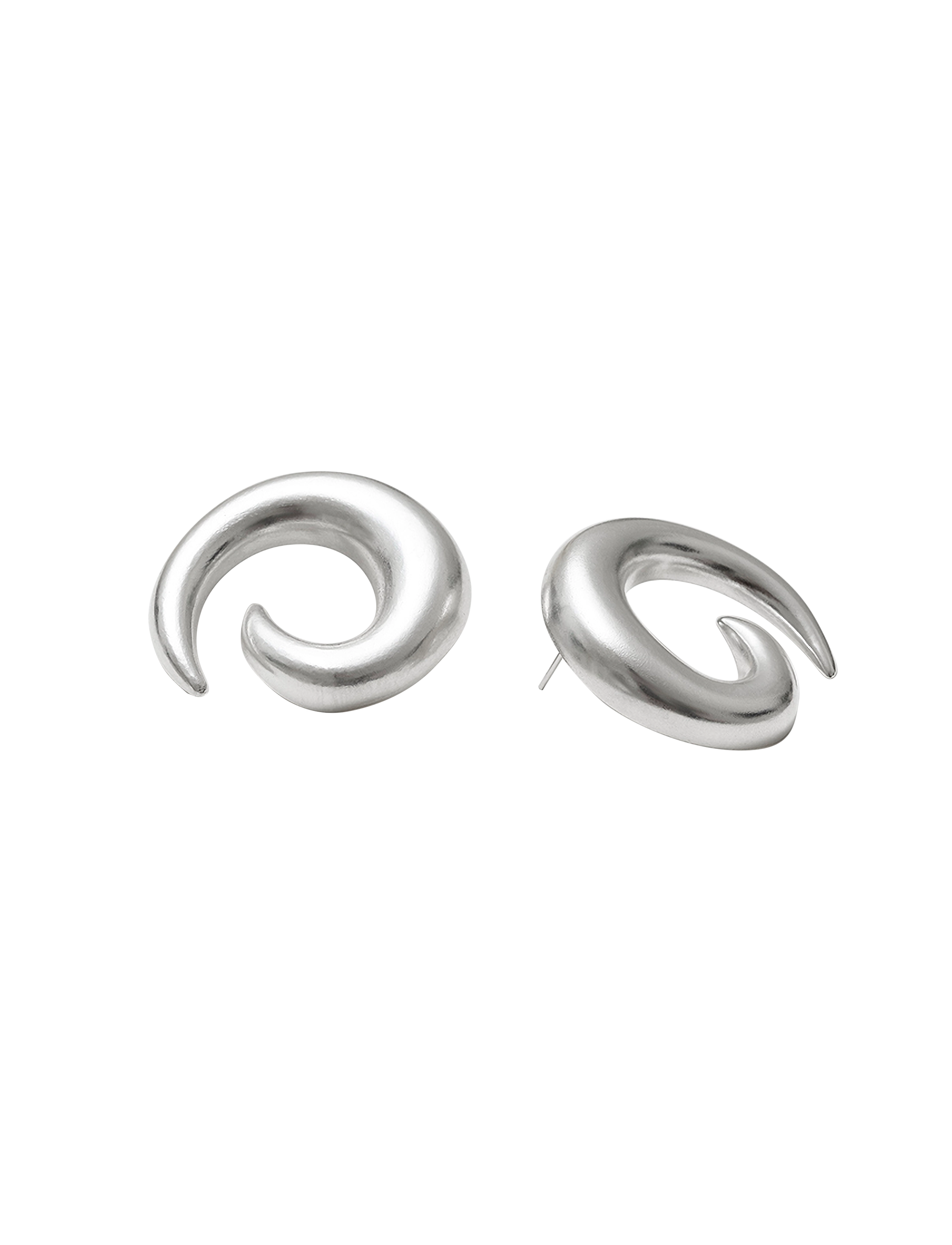 Blue Billie - Saturn earrings - ear cuffs - silver - 2