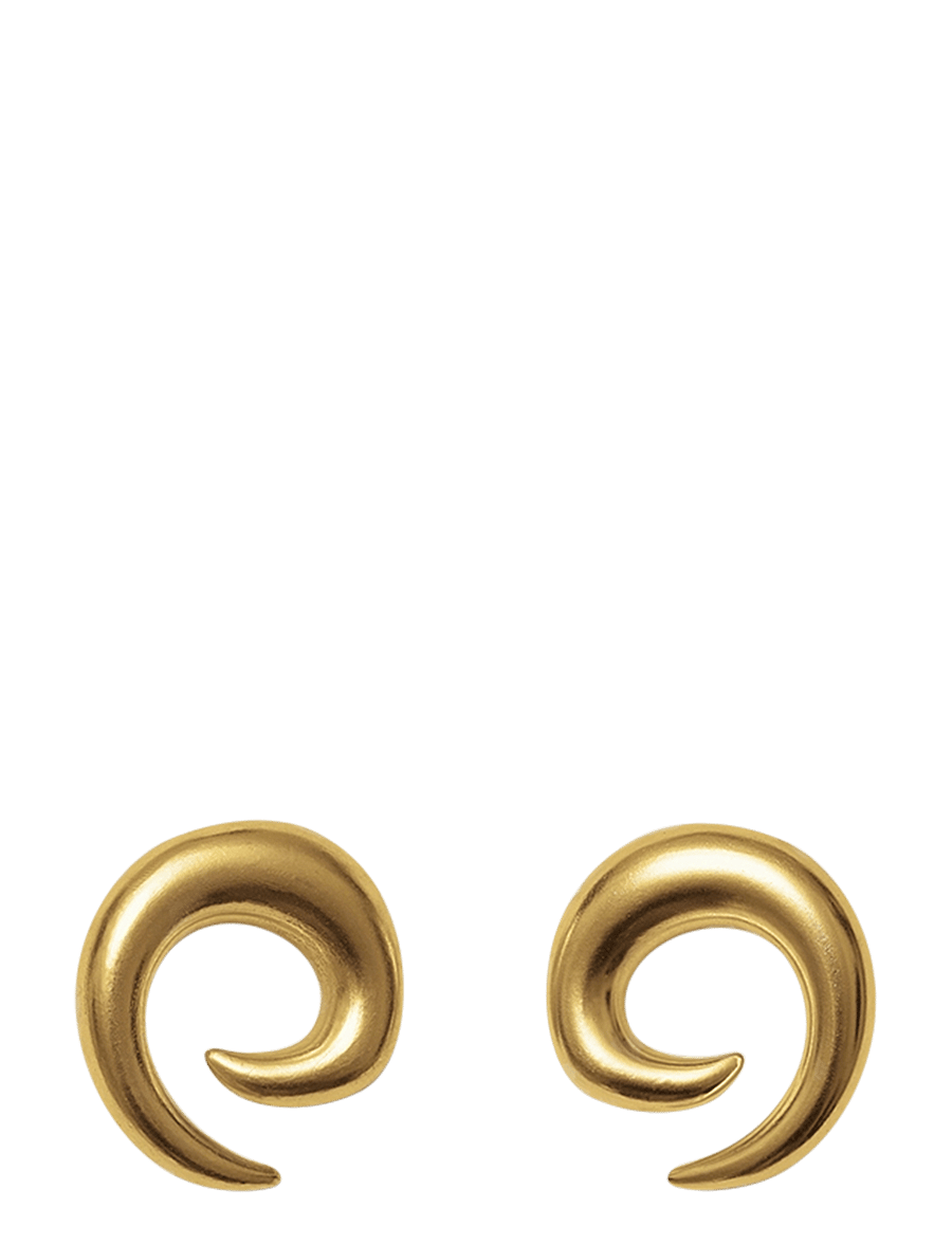 Blue Billie - Saturn earrings - ear cuffs - gold - 0