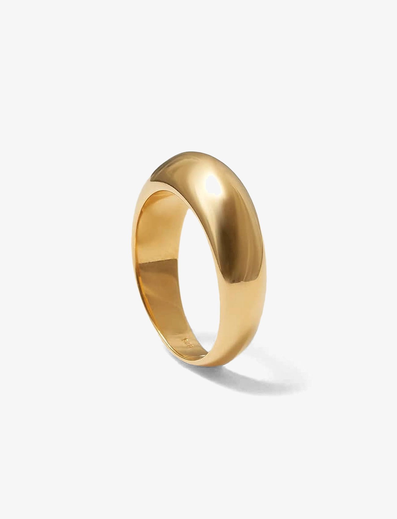 Thick dome ring - SHINY GOLD