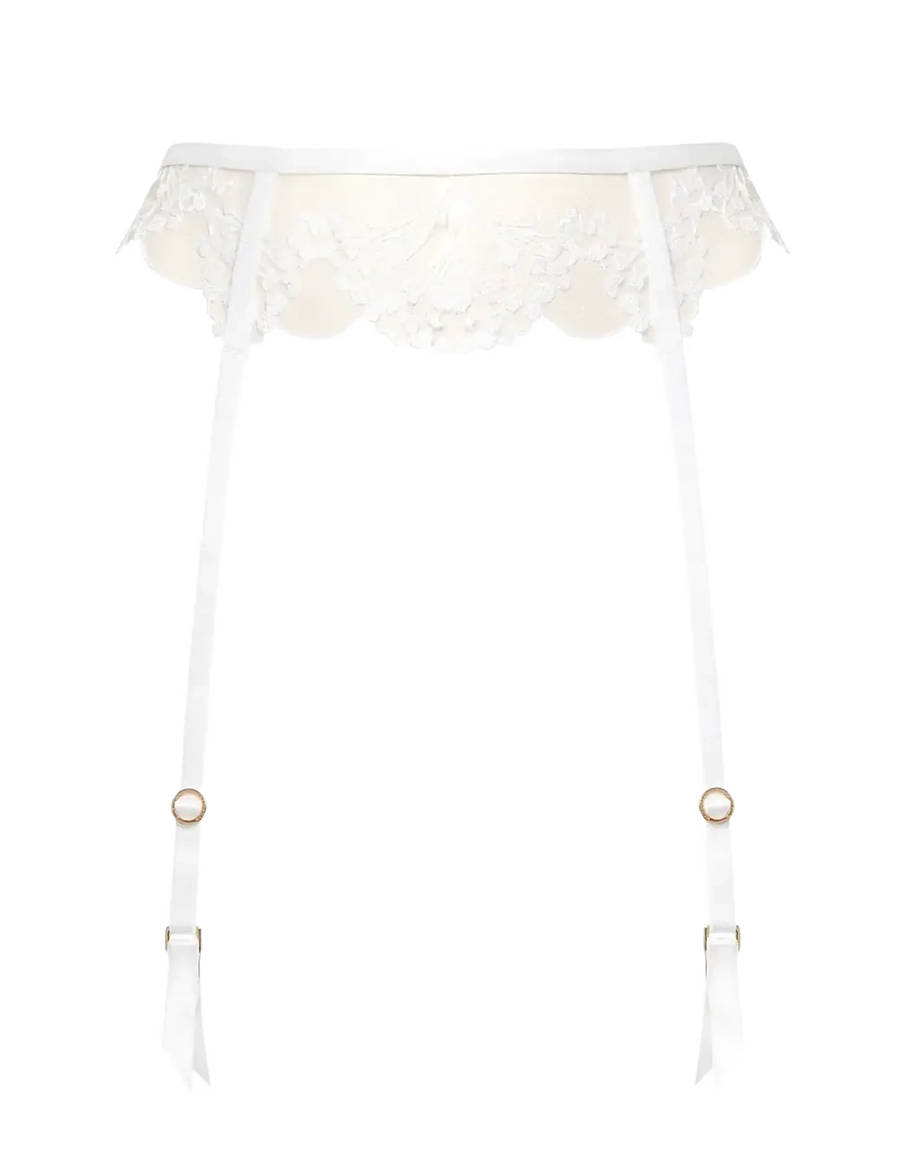 Bluebella Marisa Suspender - Apatinis trikotažas - WHITE/SHEER / white