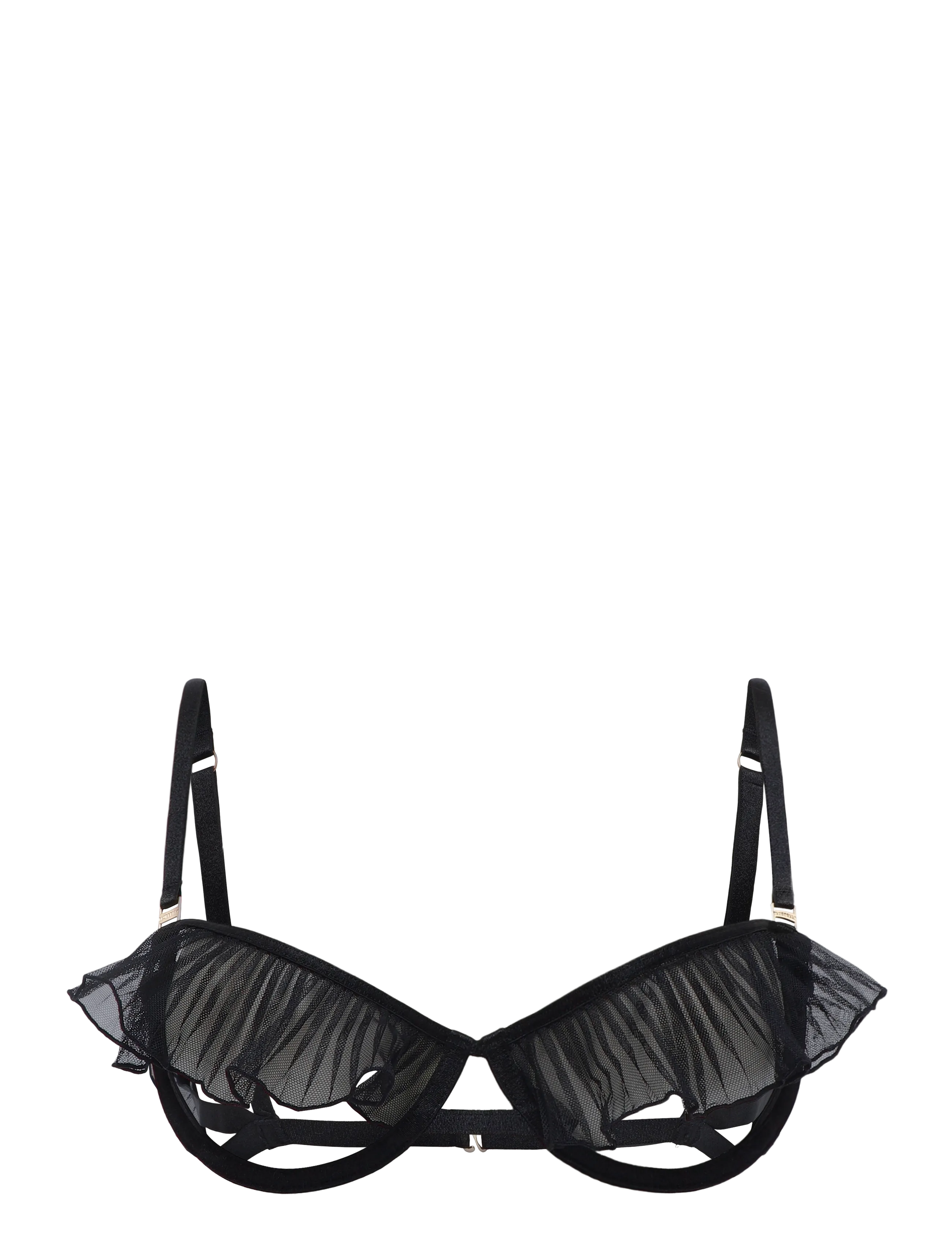 Bluebella Matisse Semi-Open Wired Bra - Underkläder - BLACK / black