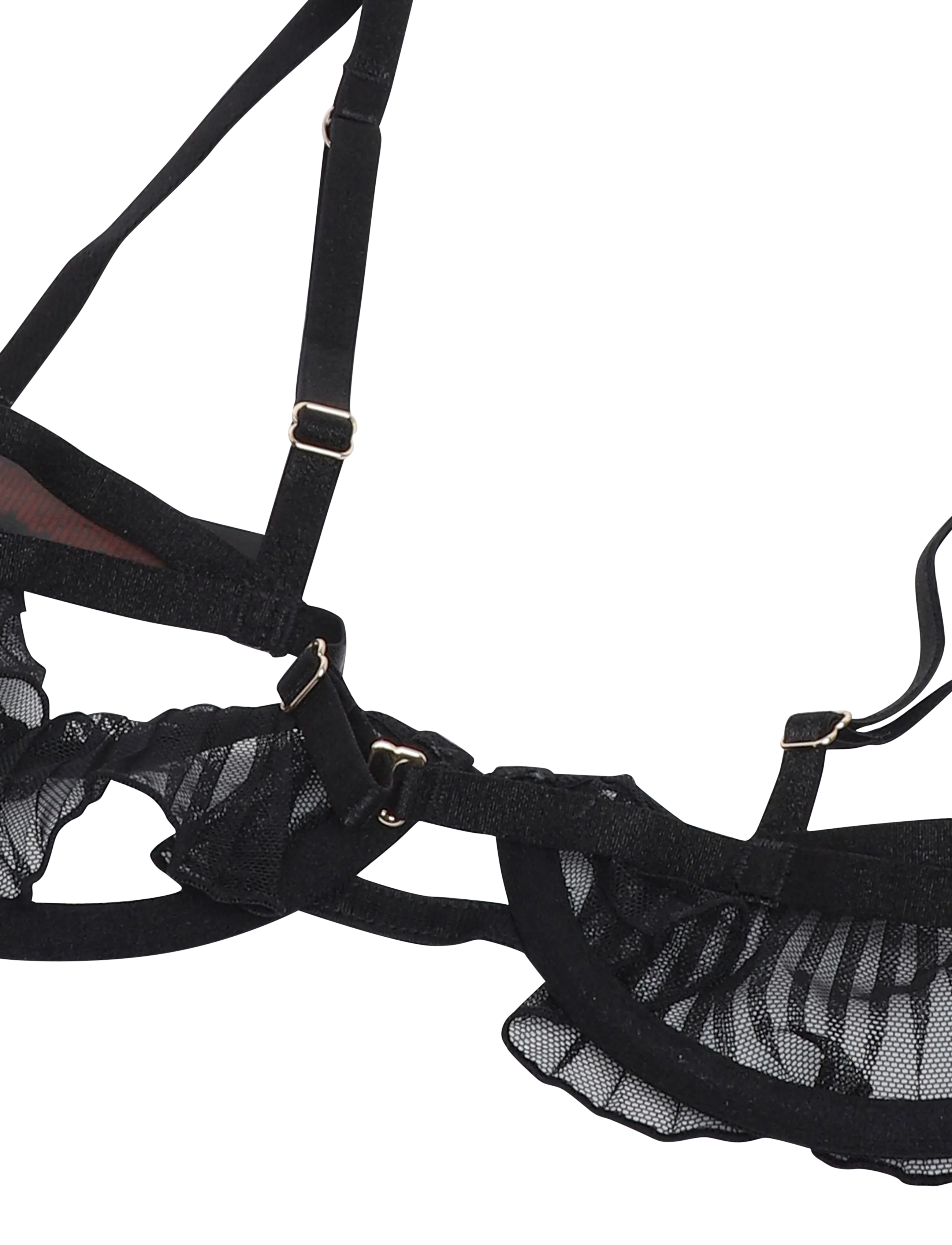 Bluebella - Matisse Semi-Open Wired Bra - bøjle-bh’er - black - 3
