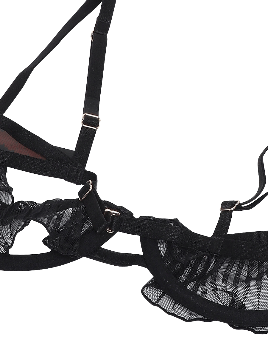 Bluebella - Matisse Semi-Open Wired Bra - bøjle-bh’er - black - 3
