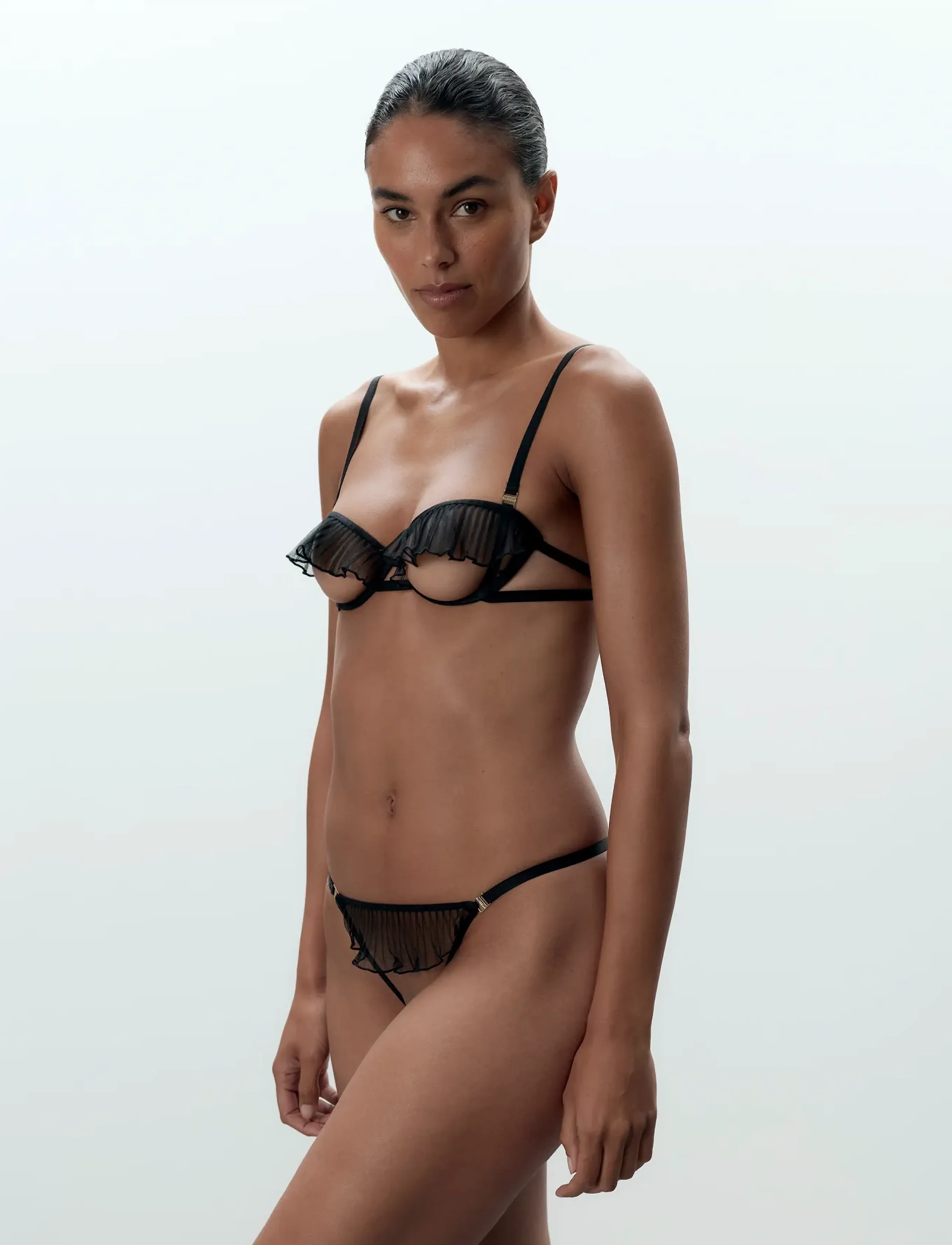 Bluebella Matisse Ouvert Brief - Bluebella - BLACK / black