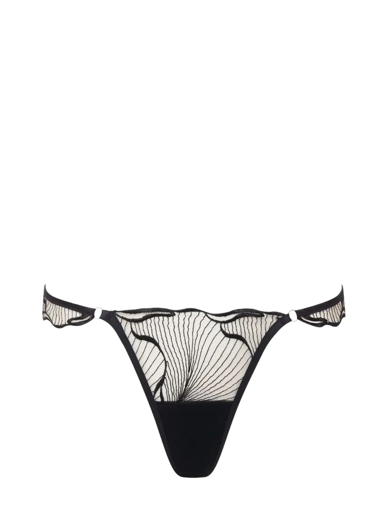 Bluebella Marabel Thong - Stringtrusser - BLACK/SHEER / black