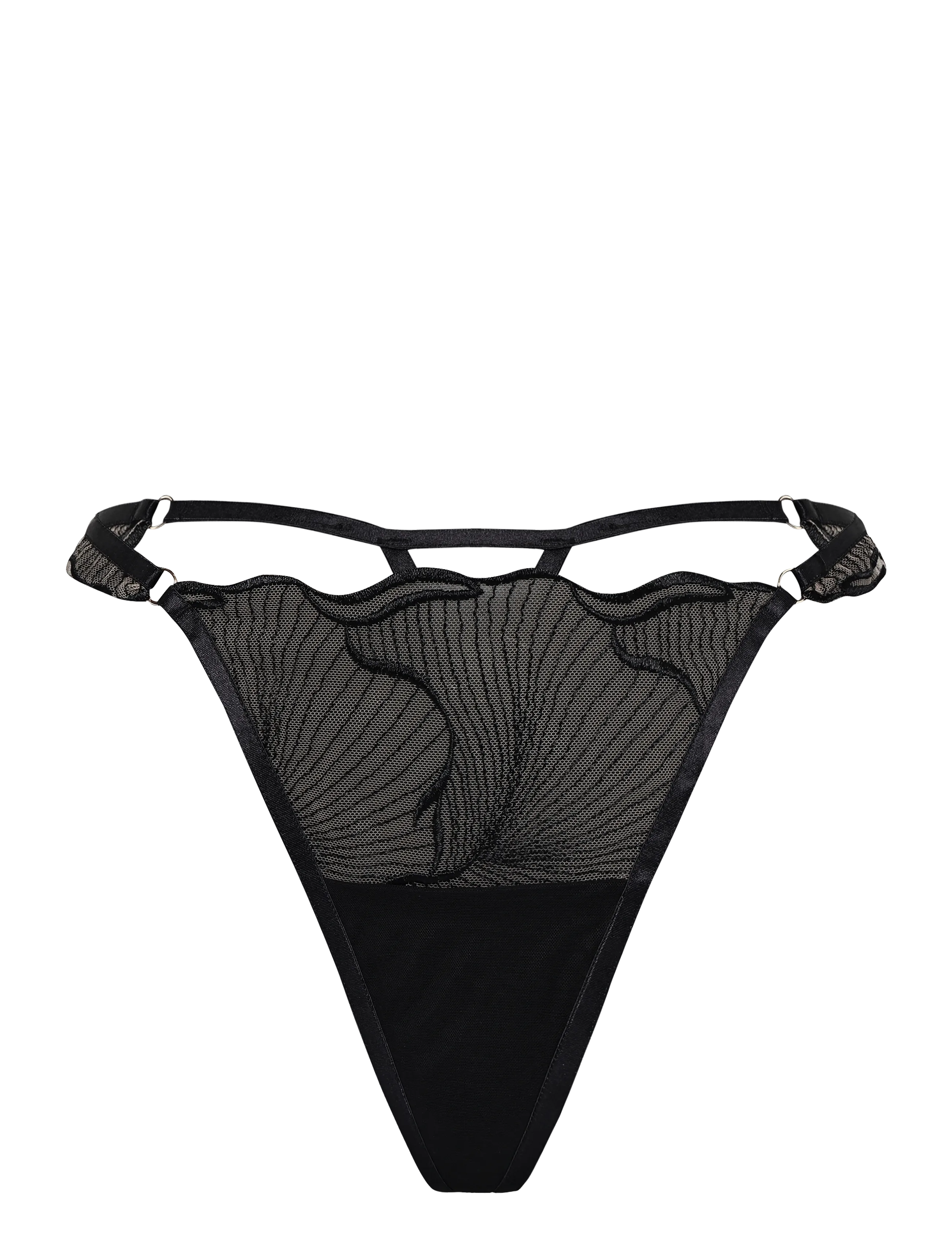 Bluebella - Marabel Thong - strings - black/sheer - 1