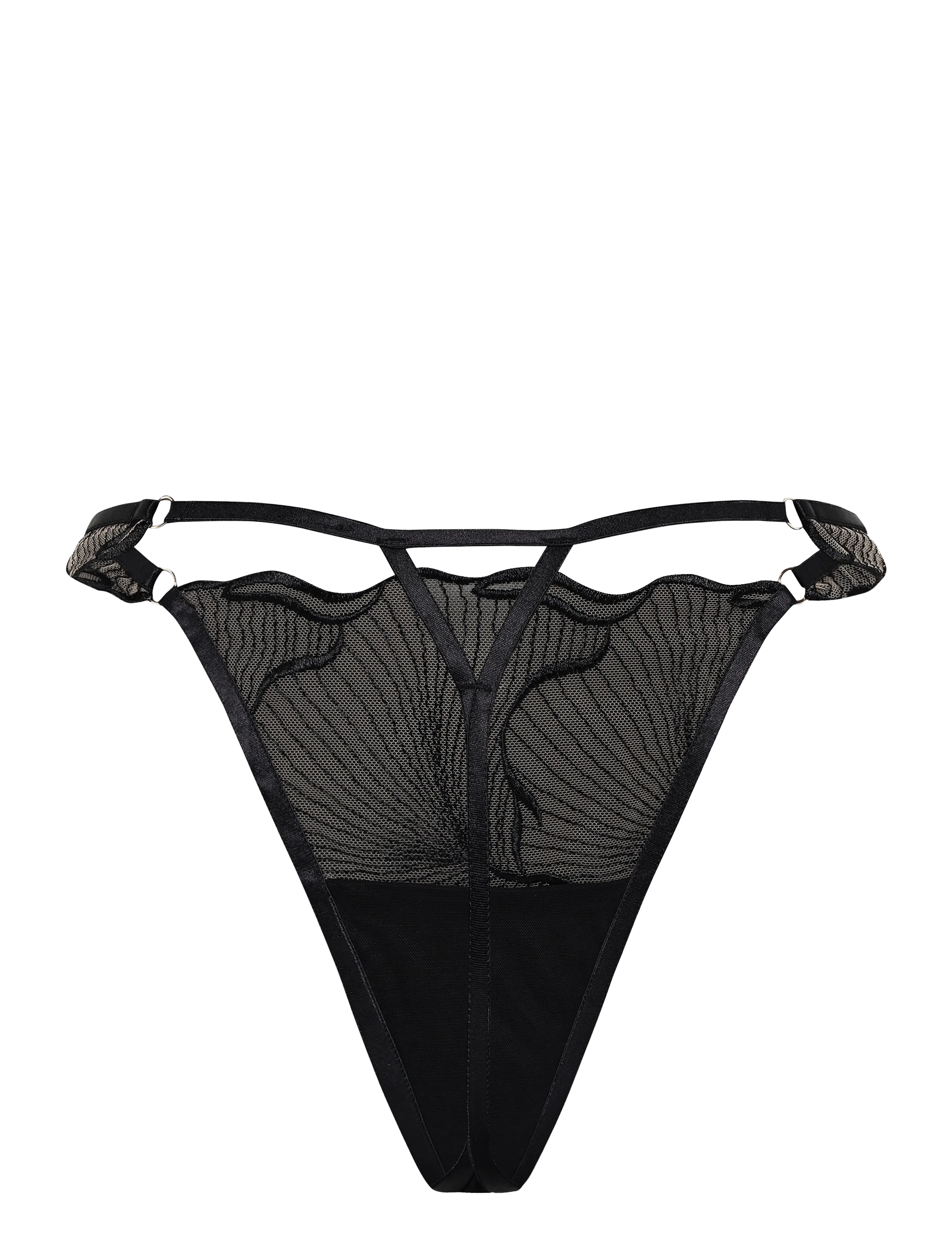 Bluebella - Marabel Thong - stringtrusser - black/sheer - 1