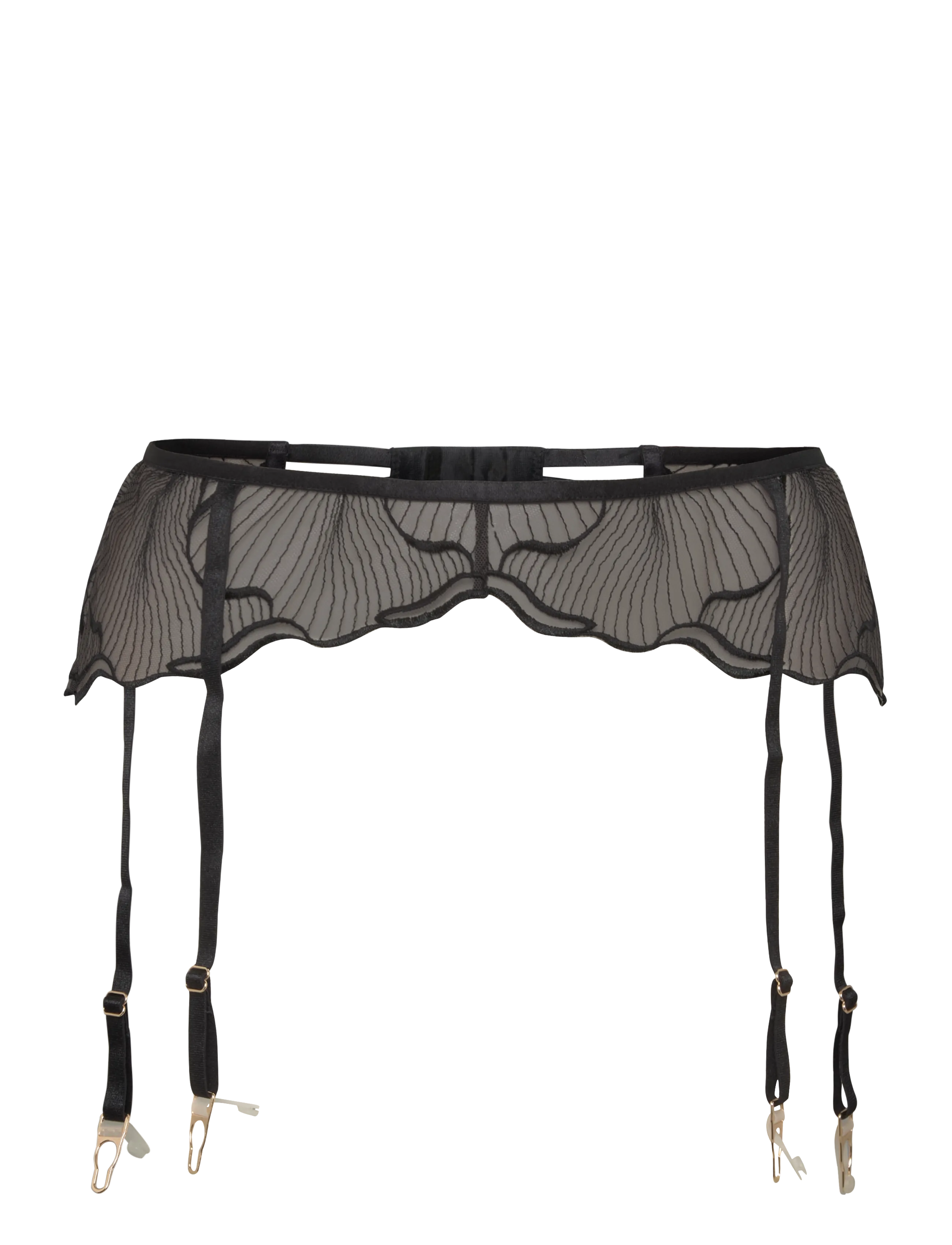 Bluebella Marabel Suspender - Lingerie - BLACK/SHEER / black