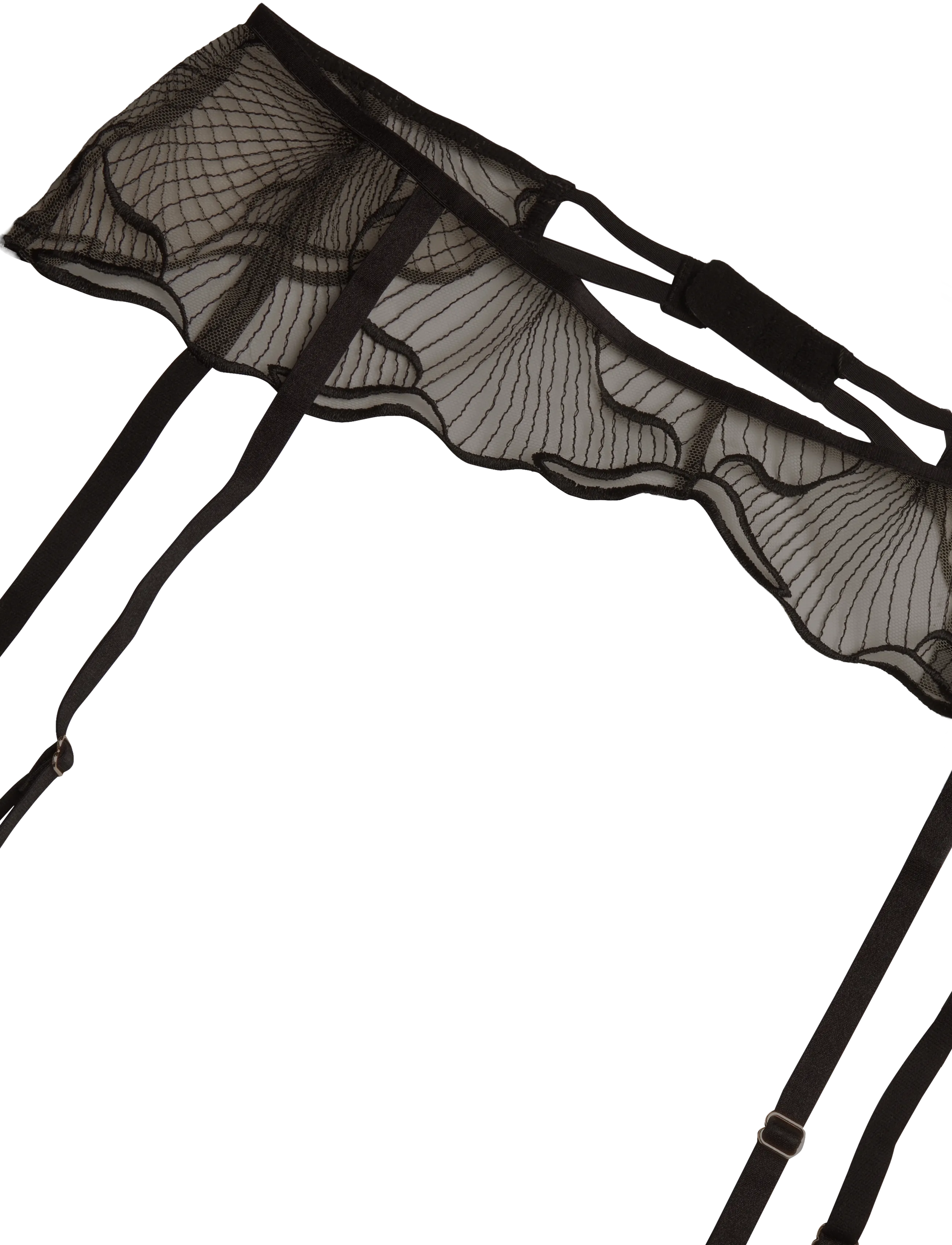 Bluebella - Marabel Suspender - garter belts - black/sheer - 2