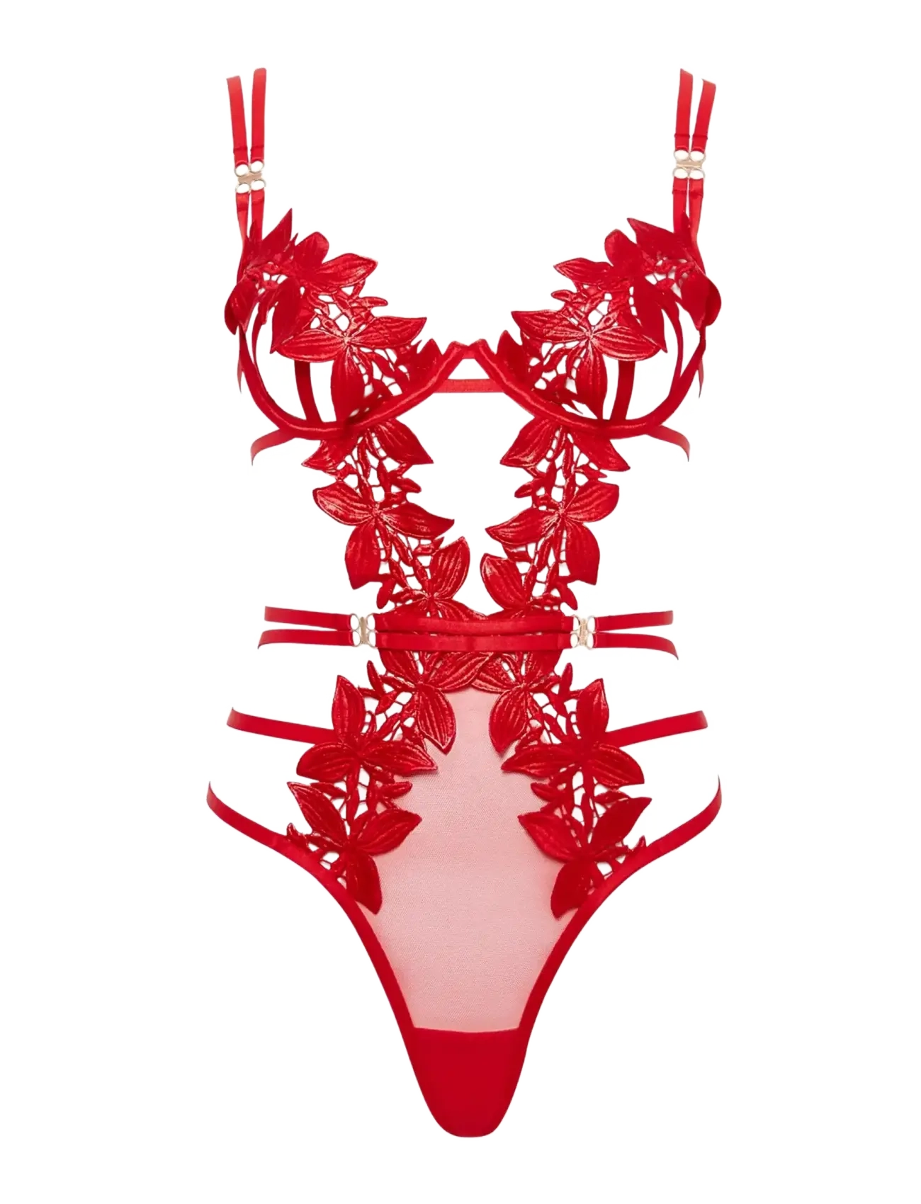 Bluebella Ophelia Wired Body - Bodid ja kombineed - RED / red