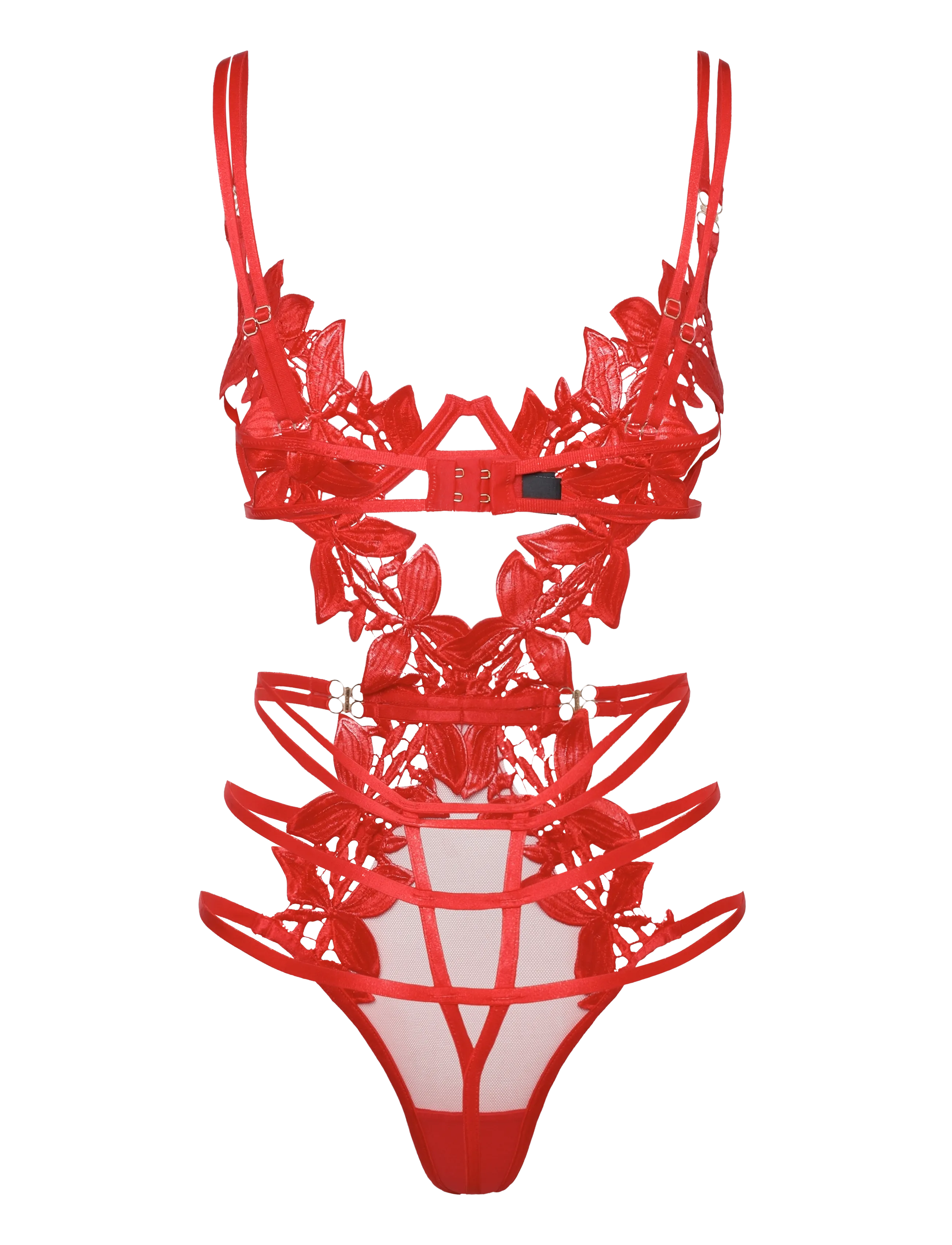 Bluebella - Ophelia Wired Body - særlige begivenheder - red - 1