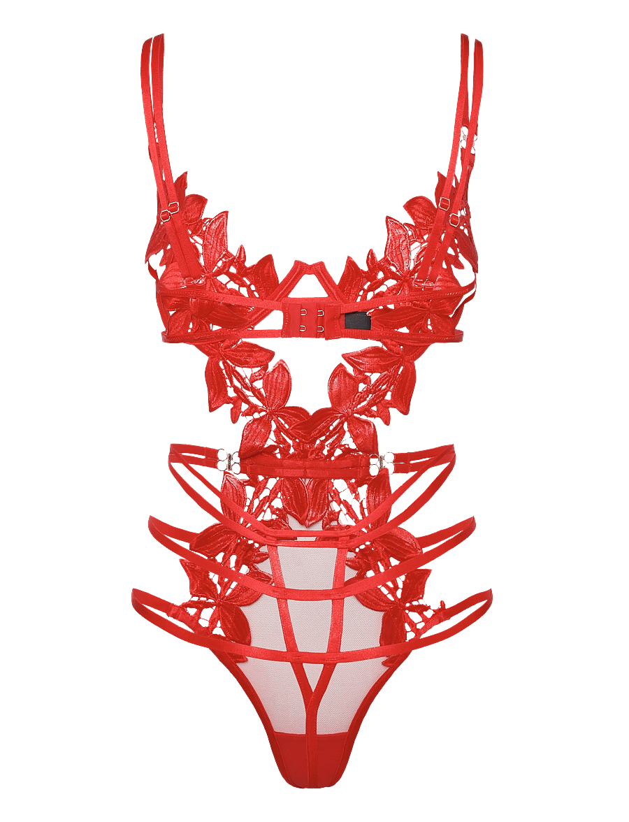 Bluebella - Ophelia Wired Body - særlige begivenheder - red - 1