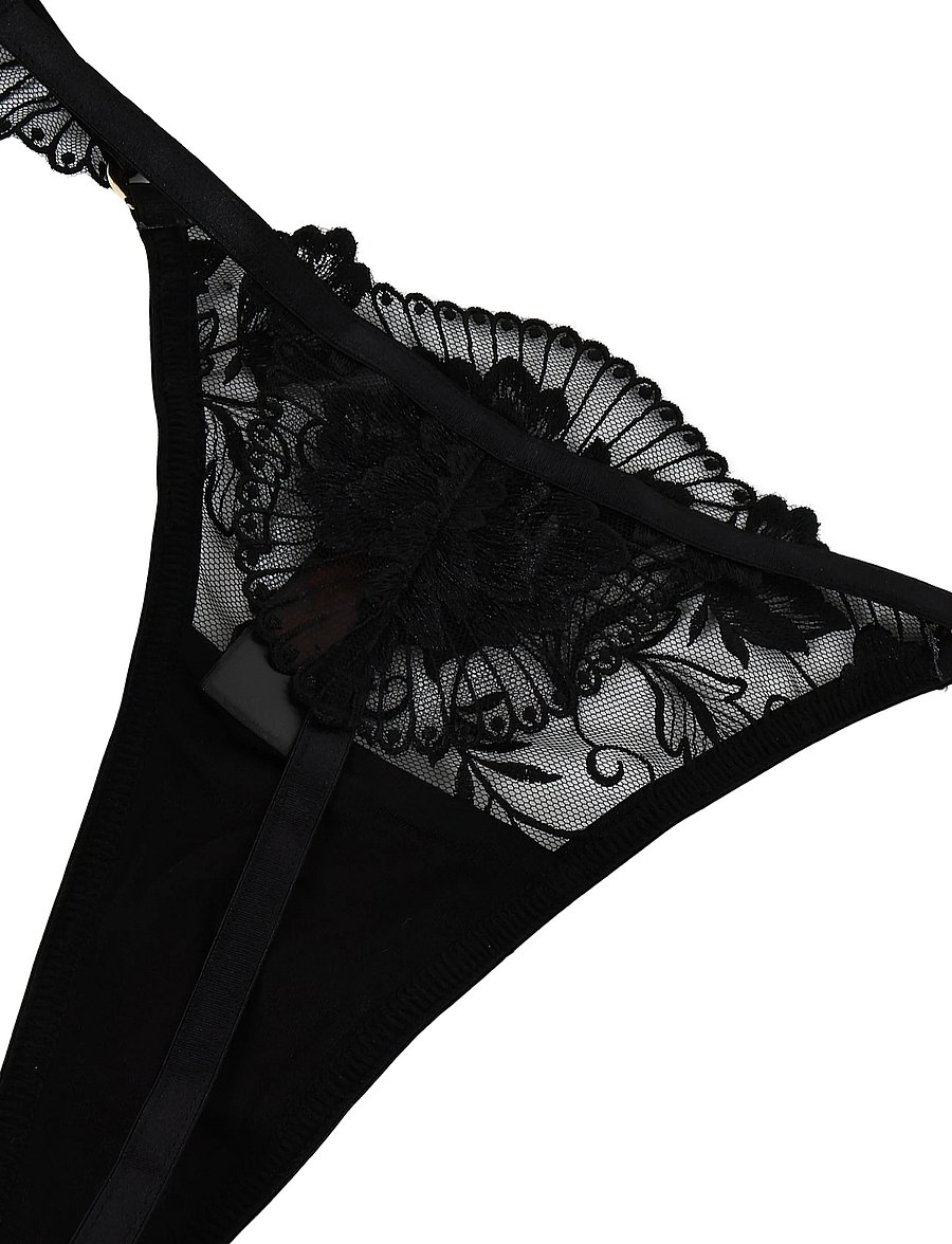 Bluebella - Gabriella Thong - stringtrosor - black - 2