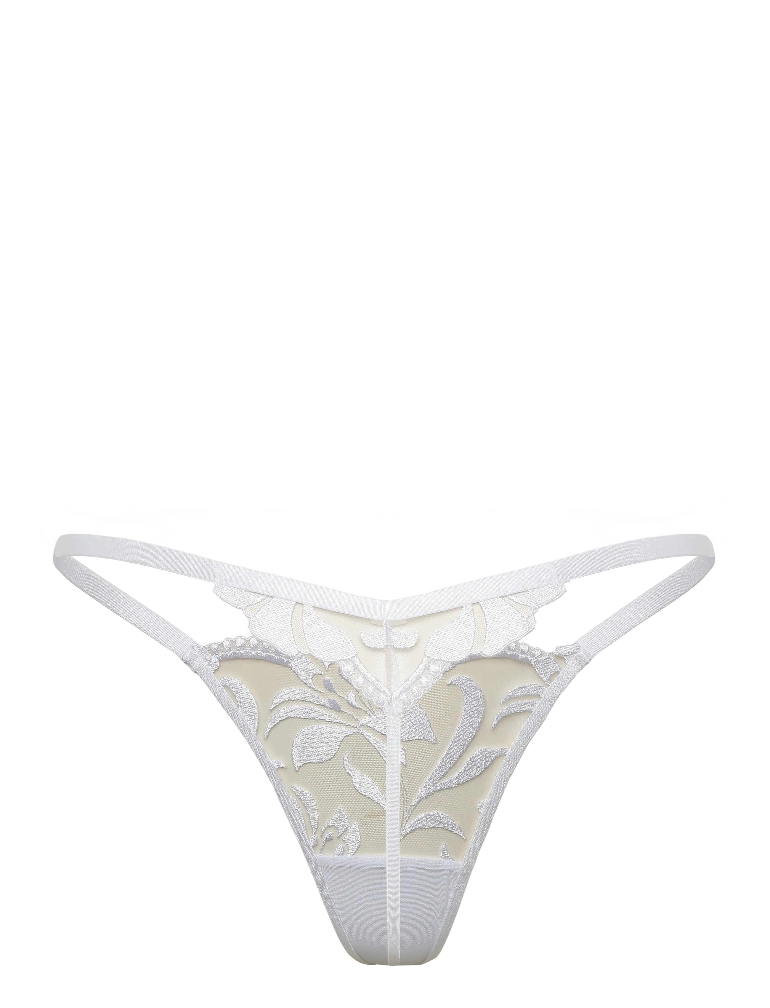 Bluebella - Leonora Thong - white/sheer - 1