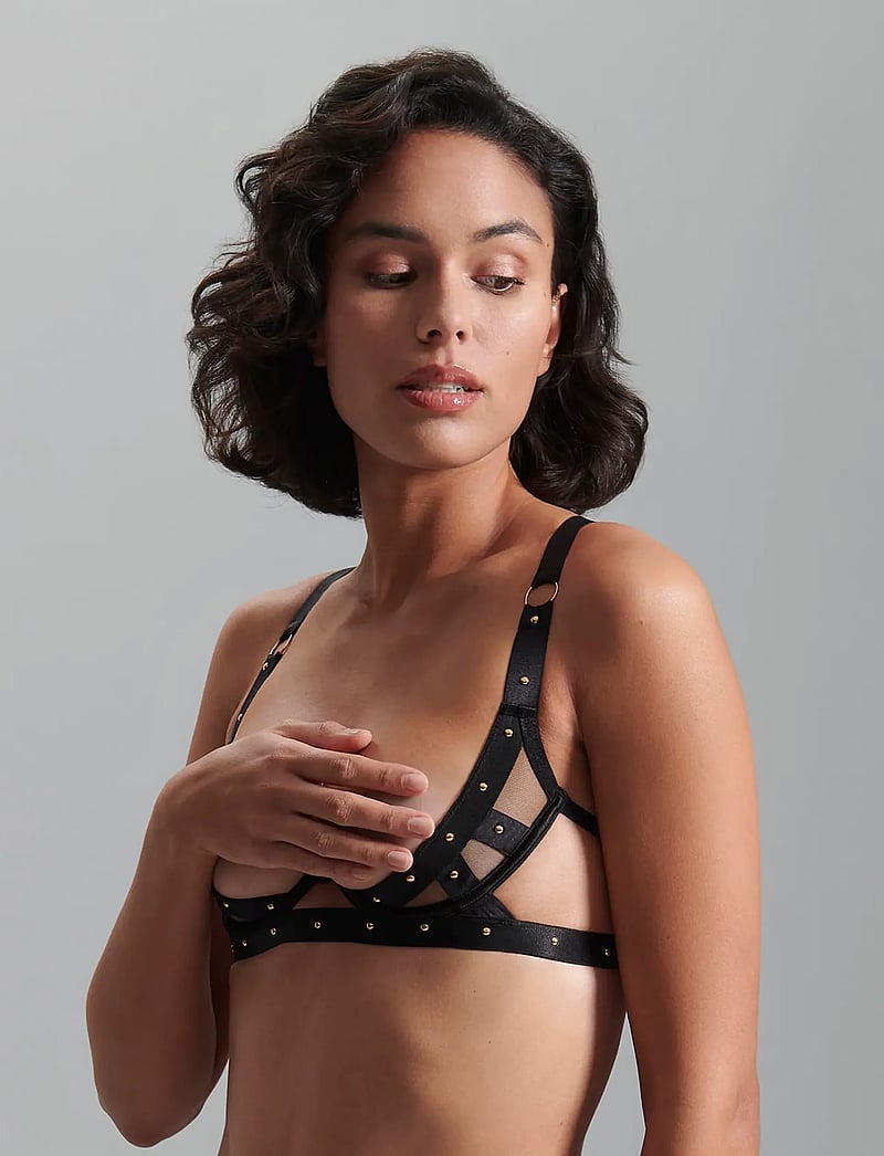 Bluebella - Sana Open Wired Bra - bh:ar med bygel - black - 3