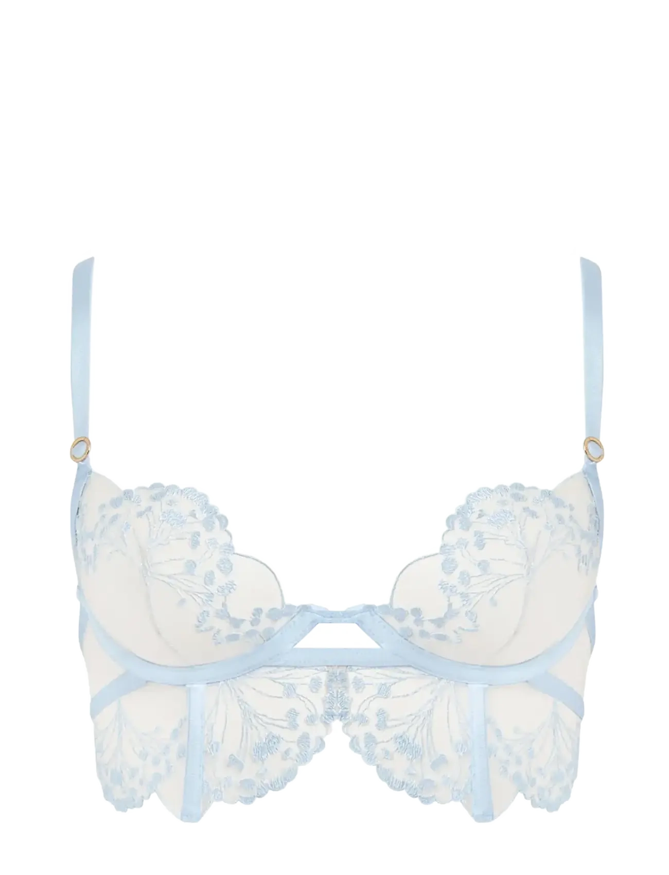 Bluebella Marisa Wired Bra - Lingerie - ICE WATER BLUE/SHEER / blue