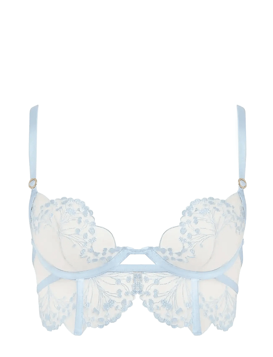 Bluebella - Marisa Wired Bra - spile-bh-er - ice water blue/sheer - 1