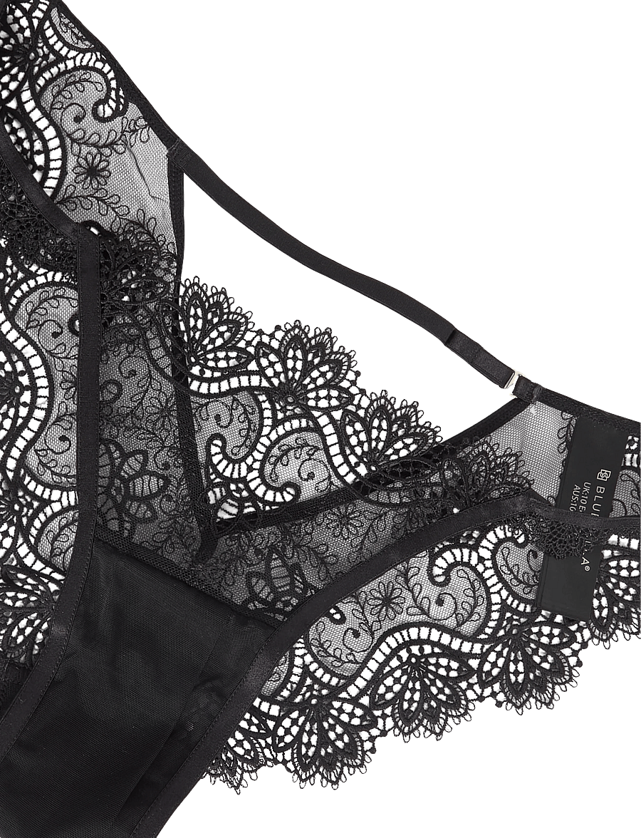 Bluebella - Arella Ouvert Brief - briefs - black - 2